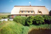Haus Mommsen Whg West Ferienwohnung f&uuml;r 4 Personen  auf der Hallig Gr�de