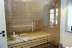 'Im Bad integriert, die Sauna'