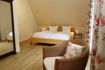 Das große Elternschlafzimmer im OG, nicht im Bild: TV Gerät