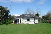 Strandhaus mit Kaminofen Bungalow Ferienhaus für 4 Personen  auf der Insel Fhr