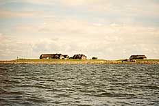 Hallig Gröde eine der 10 Halligen