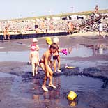 Kinder Spaß am Meer