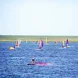 Surfen am Speicherkoog